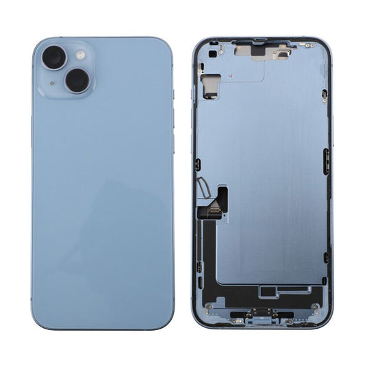 iPhone 14 Plus Baksida med Komplett Ram - Blå image 1