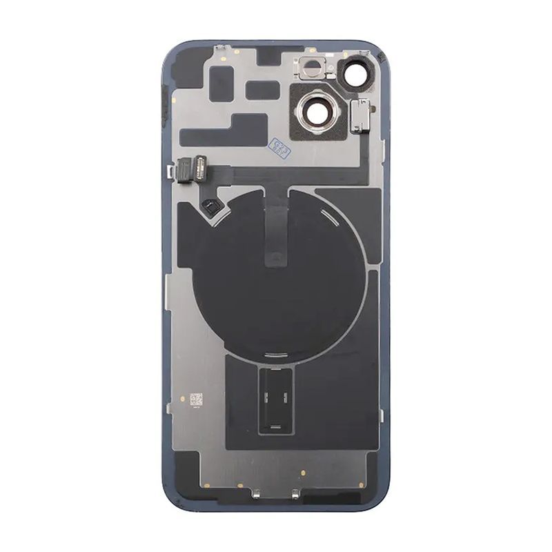 iPhone 14 Plus Baksida Glas Komplett - Svart image 3