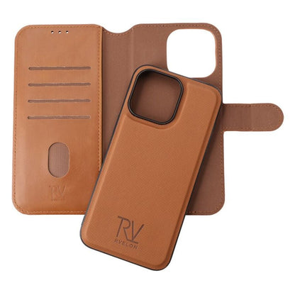 iPhone 15 Pro Max Plånboksfodral Magnet Rvelon - Brun image 5