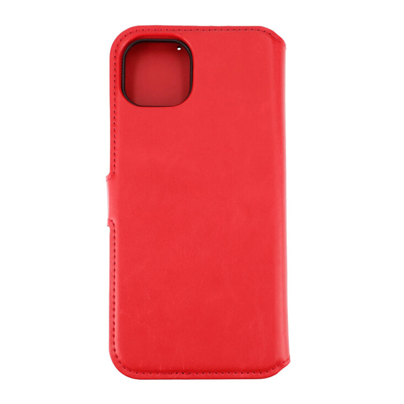 iPhone 15 Plus Plånboksfodral Magnet Rvelon - Röd image 5