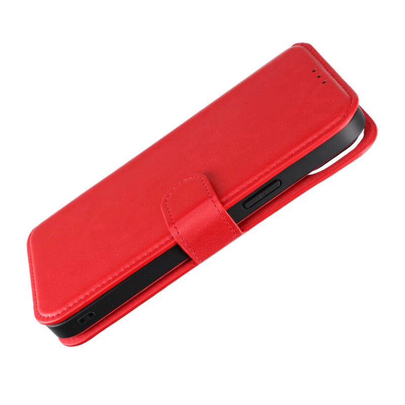 iPhone 15 Plus Plånboksfodral Magnet Rvelon - Röd image 8