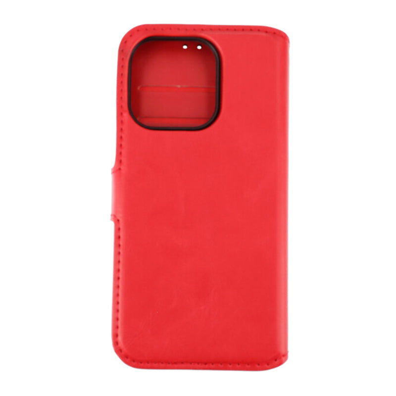 iPhone 15 Pro Plånboksfodral Magnet Rvelon - Röd image 3