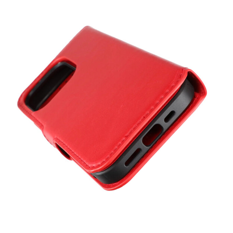 iPhone 15 Pro Plånboksfodral Magnet Rvelon - Röd image 8