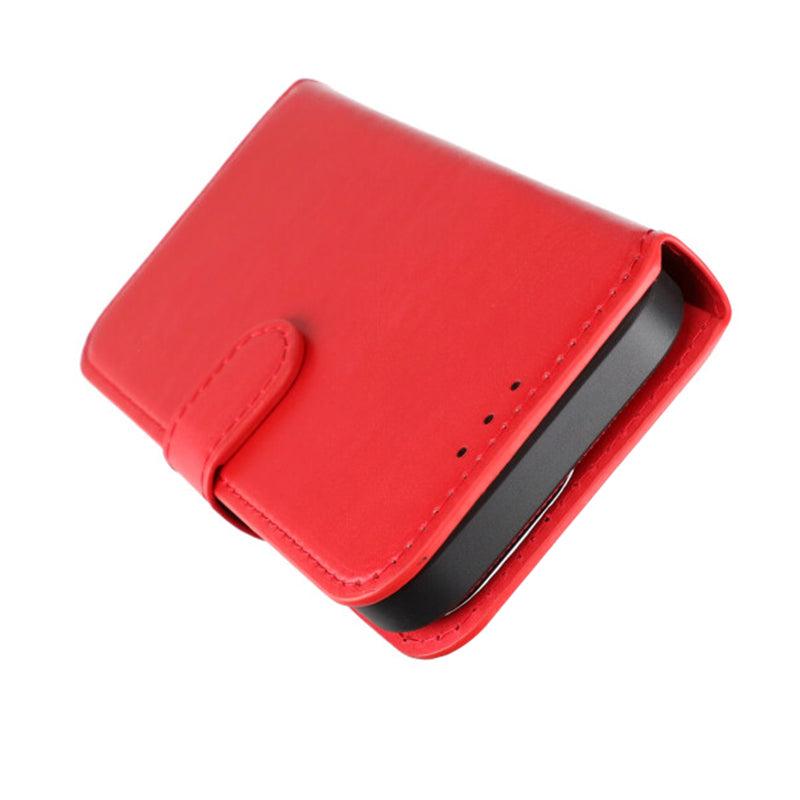 iPhone 15 Pro Plånboksfodral Magnet Rvelon - Röd image 9