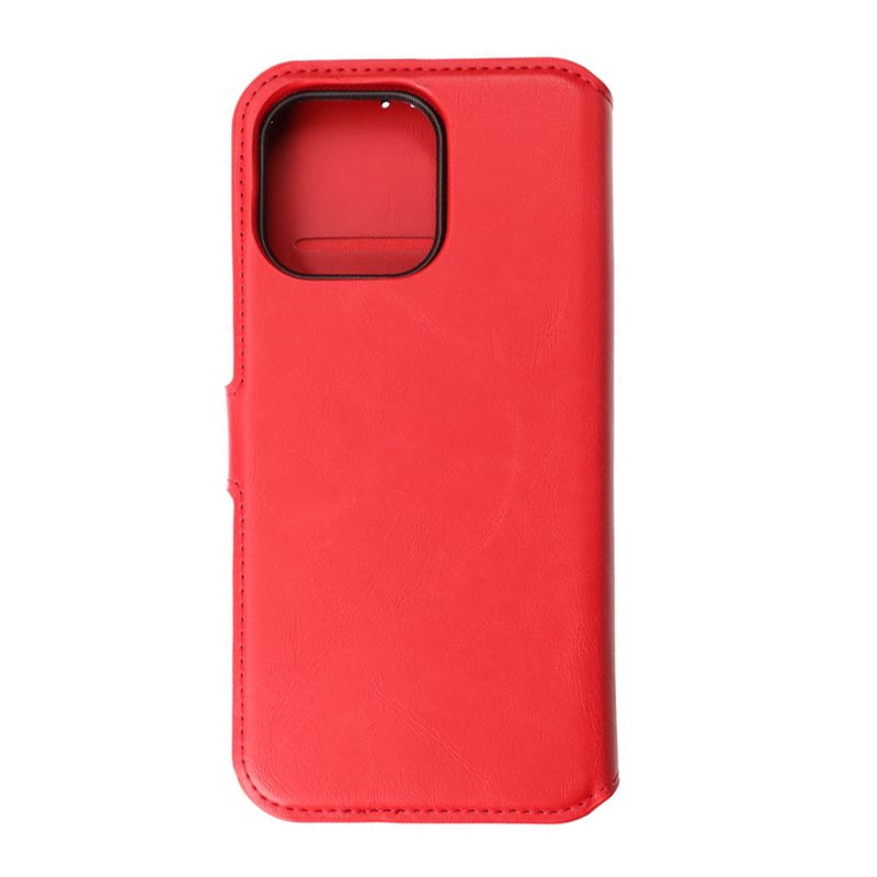 iPhone 15 Pro Max Plånboksfodral Magnet Rvelon - Röd image 3