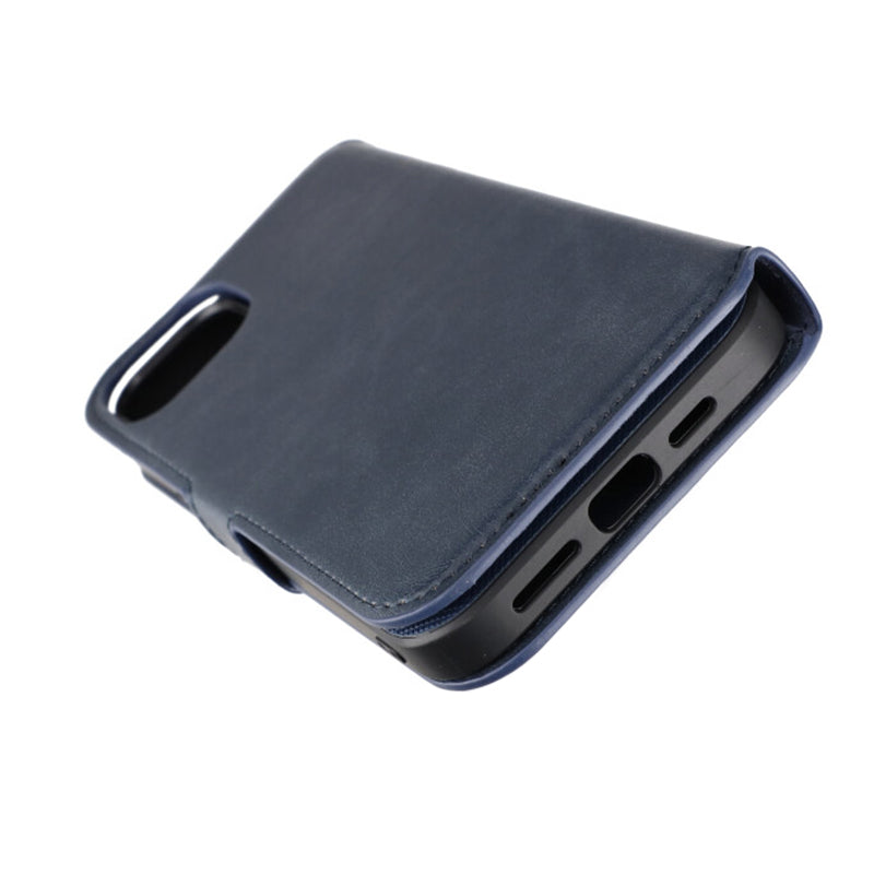 iPhone 15 Plus Plånboksfodral Magnet Rvelon - Blå image 5