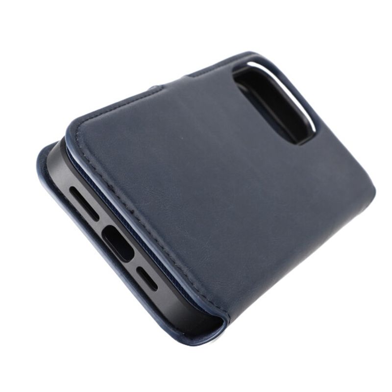 iPhone 15 Pro Max Plånboksfodral Magnet Rvelon - Blå image 11