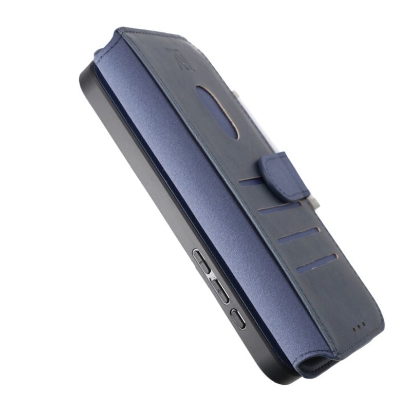 iPhone 15 Pro Max Plånboksfodral Magnet Rvelon - Blå image 8