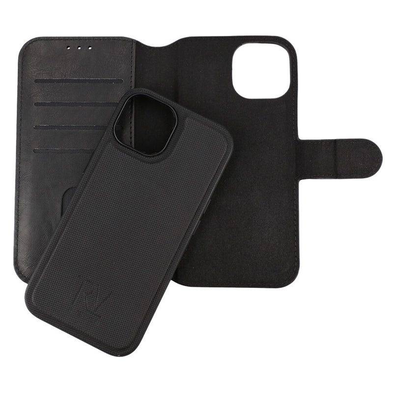 iPhone 15 Plånboksfodral Magnet Rvelon - Svart image 4