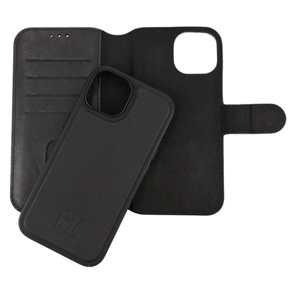 iPhone 15 Plånboksfodral Magnet Rvelon - Svart image 4