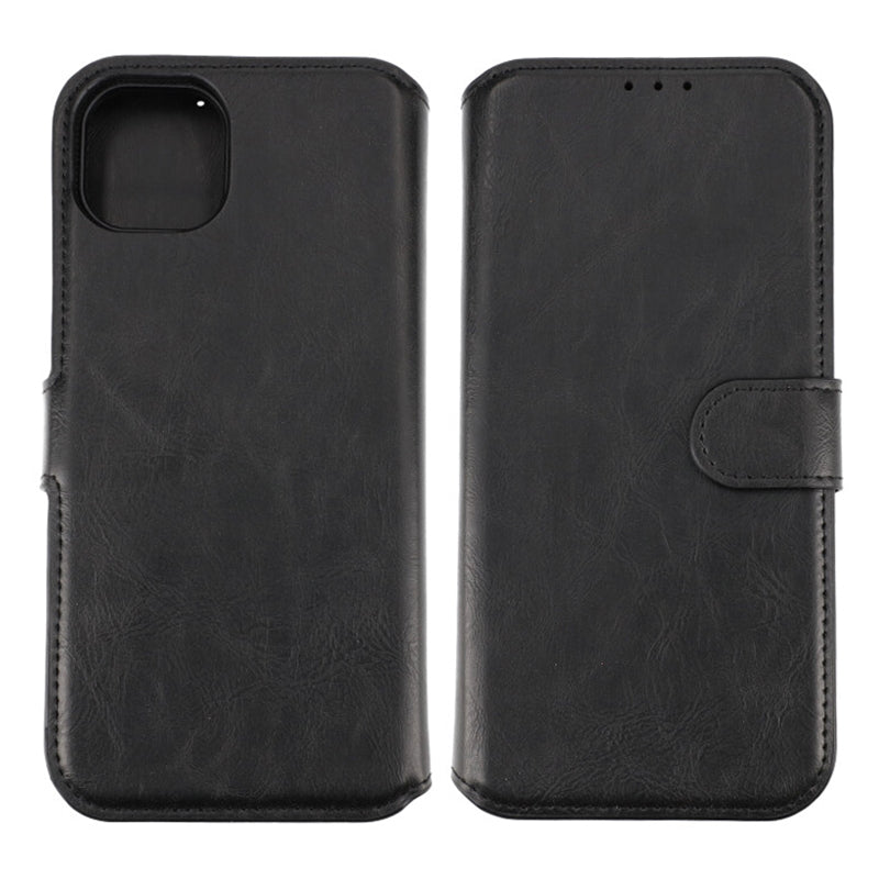 iPhone 15 Plus Plånboksfodral Magnet Rvelon - Svart image 1