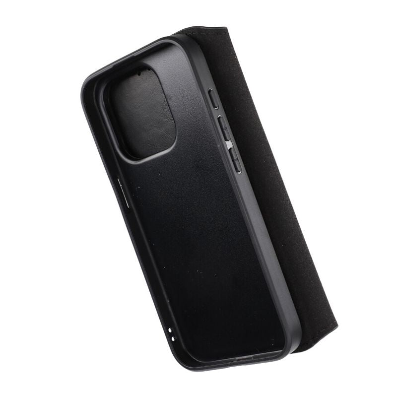 iPhone 15 Pro Plånboksfodral Magnet Rvelon - Svart image 8