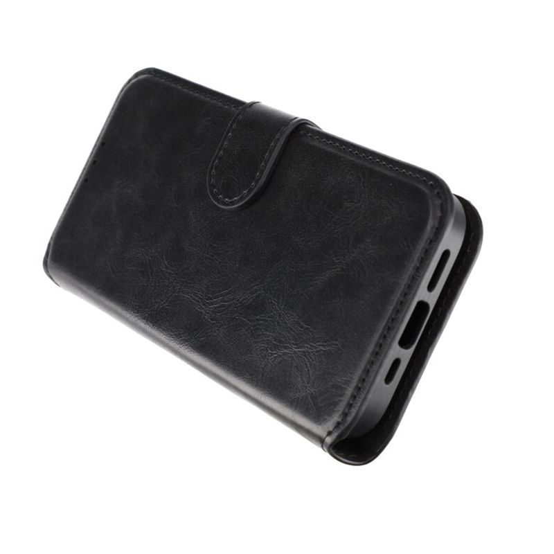 iPhone 15 Pro Plånboksfodral Magnet Rvelon - Svart image 9