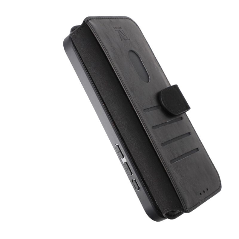 iPhone 15 Pro Max Plånboksfodral Magnet Rvelon - Svart image 8