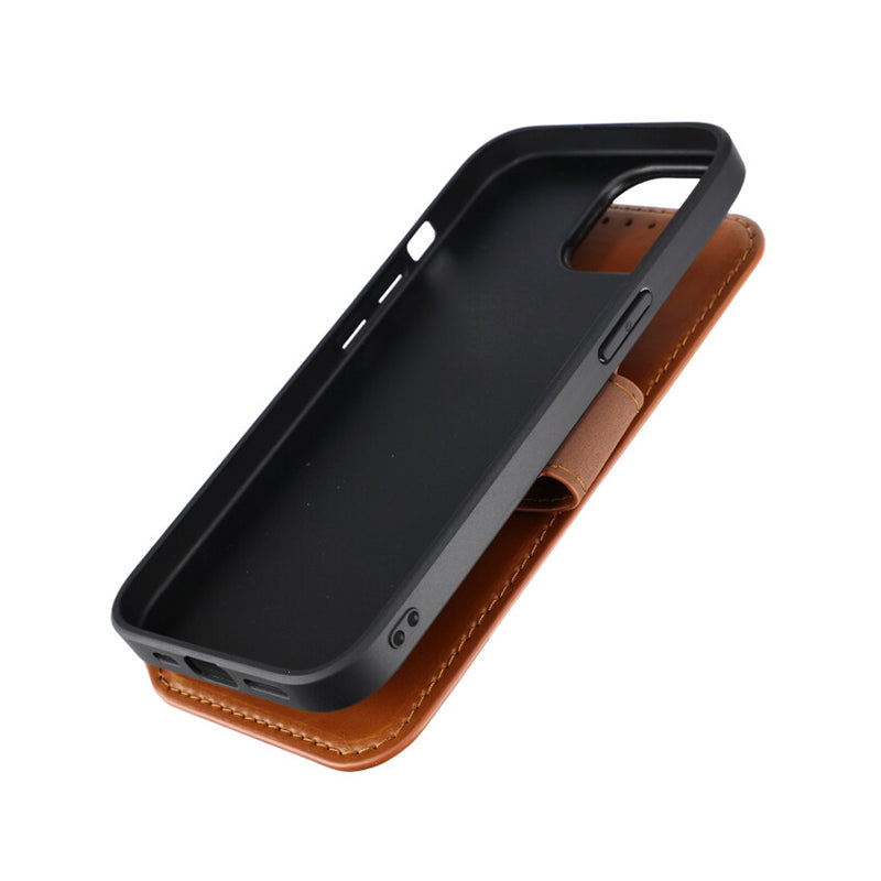 iPhone 15 Plånboksfodral med Magsafe Rvelon - Brun image 10