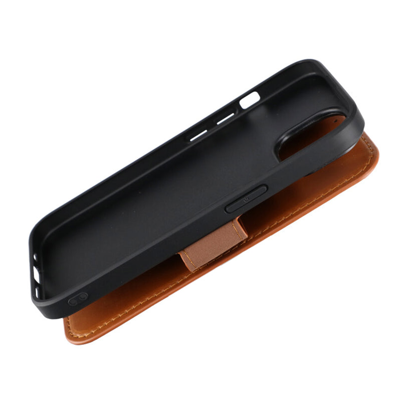 iPhone 15 Plånboksfodral med Magsafe Rvelon - Brun image 11