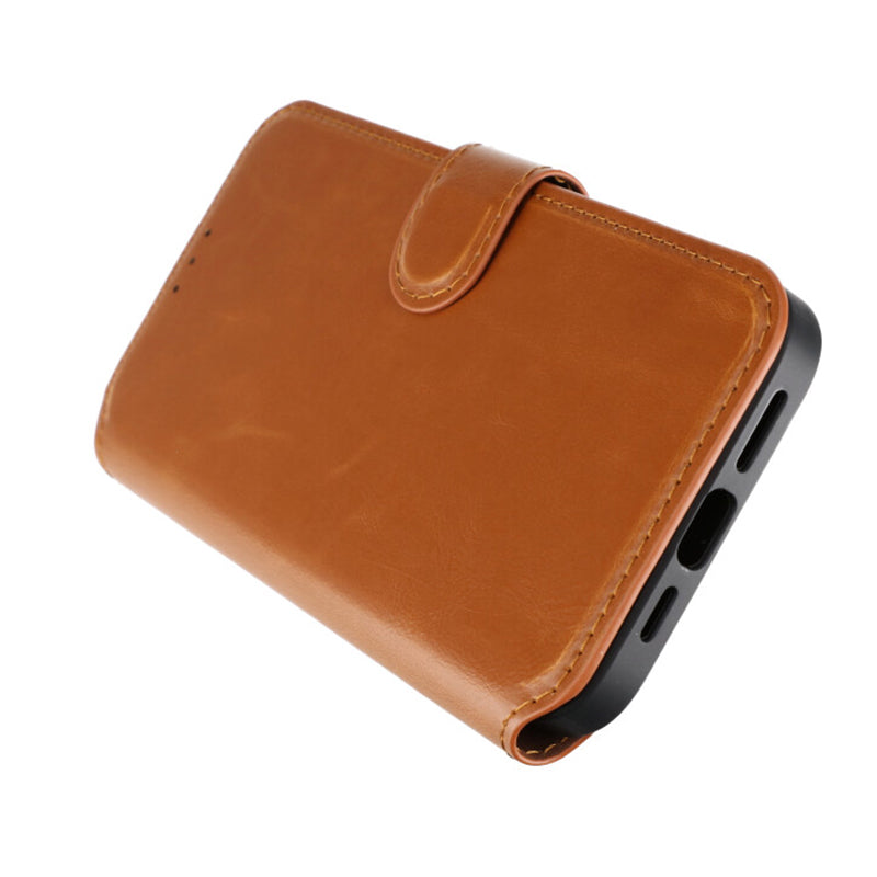 iPhone 15 Plus Plånboksfodral med Magsafe Rvelon - Brun image 8