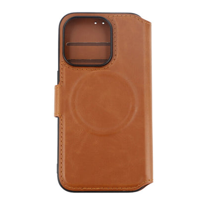 iPhone 15 Pro Plånboksfodral med Magsafe Rvelon - Brun image 3
