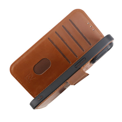 iPhone 15 Pro Plånboksfodral med Magsafe Rvelon - Brun image 7