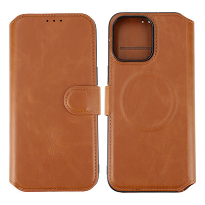 iPhone 15 Pro Max Plånboksfodral med Magsafe Rvelon - Brun image 1
