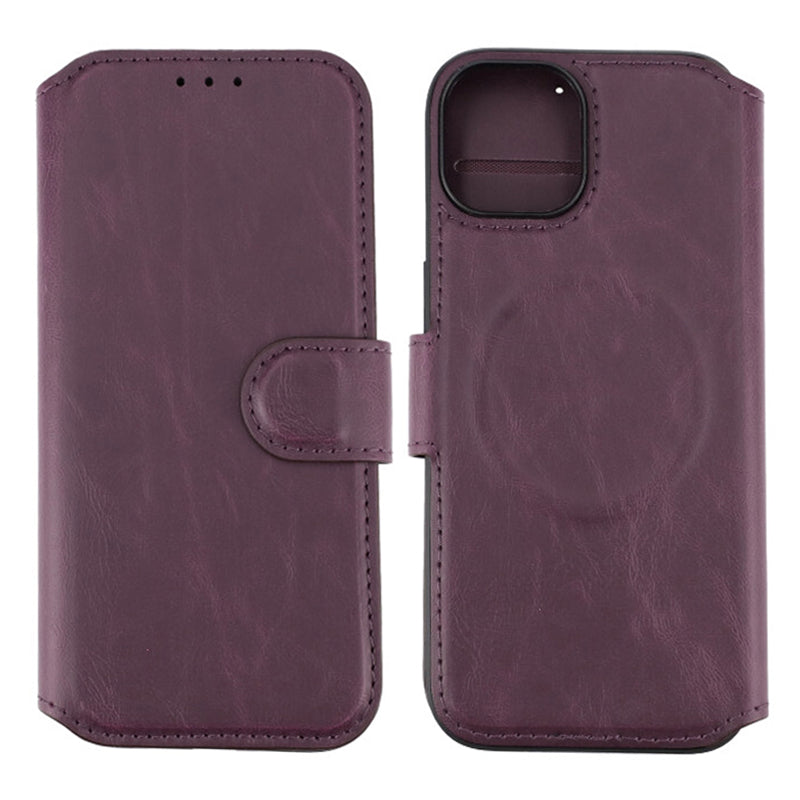 iPhone 15 Plånboksfodral med Magsafe Rvelon - Lila image 11