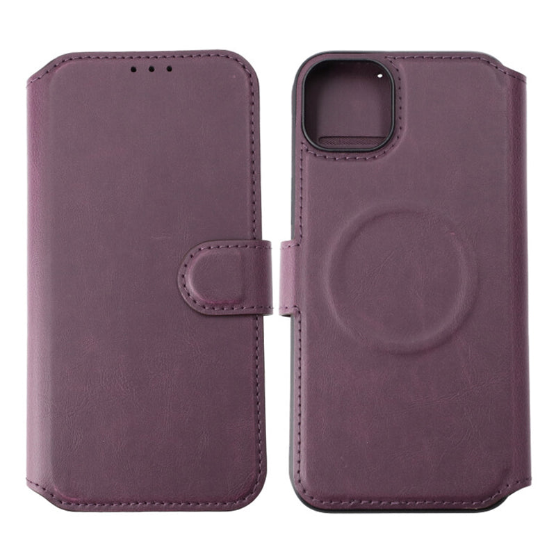 iPhone 15 Plus Plånboksfodral med Magsafe Rvelon - Lila image 1