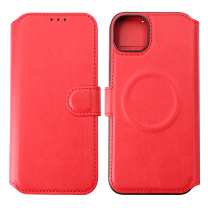 iPhone 15 Plus Plånboksfodral med Magsafe Rvelon - Röd image 1