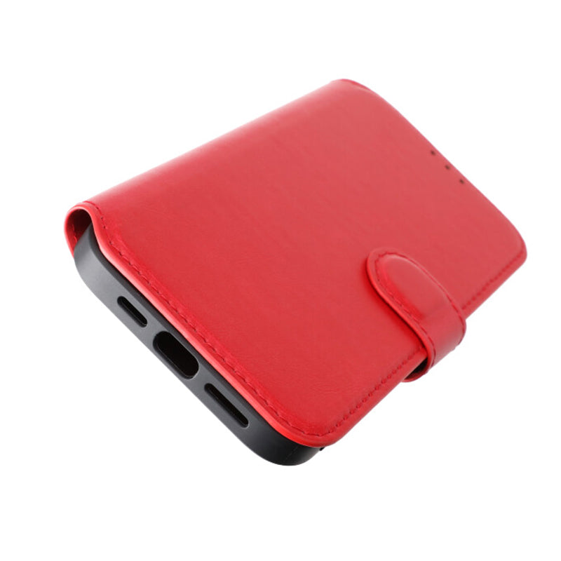 iPhone 15 Plus Plånboksfodral med Magsafe Rvelon - Röd image 8