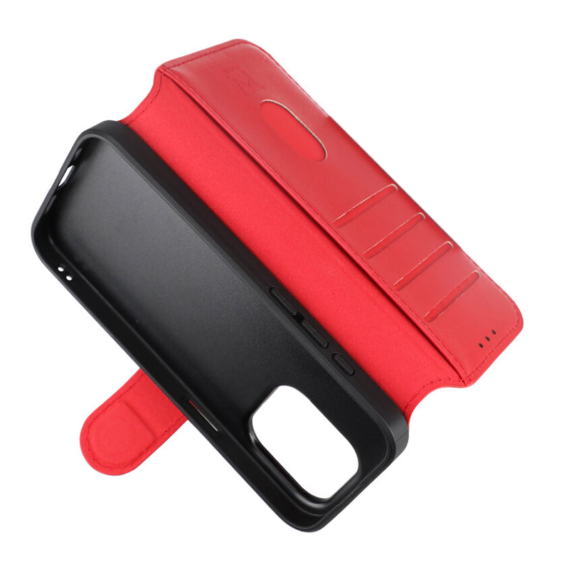 iPhone 15 Pro Plånboksfodral med Magsafe Rvelon - Röd image 6