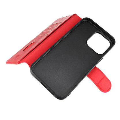 iPhone 15 Pro Max Plånboksfodral med Magsafe Rvelon - Röd image 7