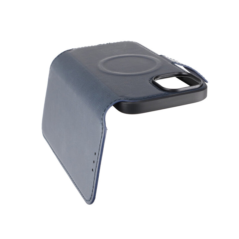 iPhone 15 Plånboksfodral med Magsafe Rvelon - Blå image 13