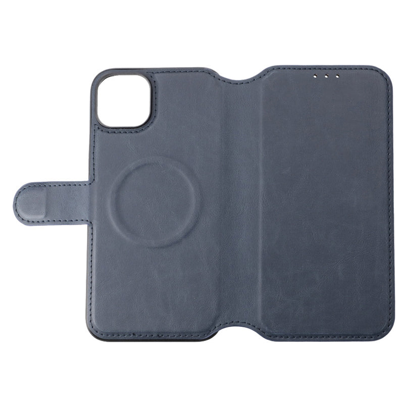 iPhone 15 Plus Plånboksfodral med Magsafe Rvelon - Blå image 4