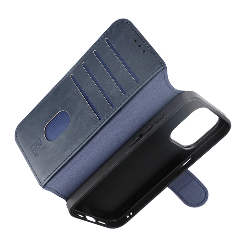 iPhone 15 Pro Plånboksfodral med Magsafe Rvelon - Blå image 7