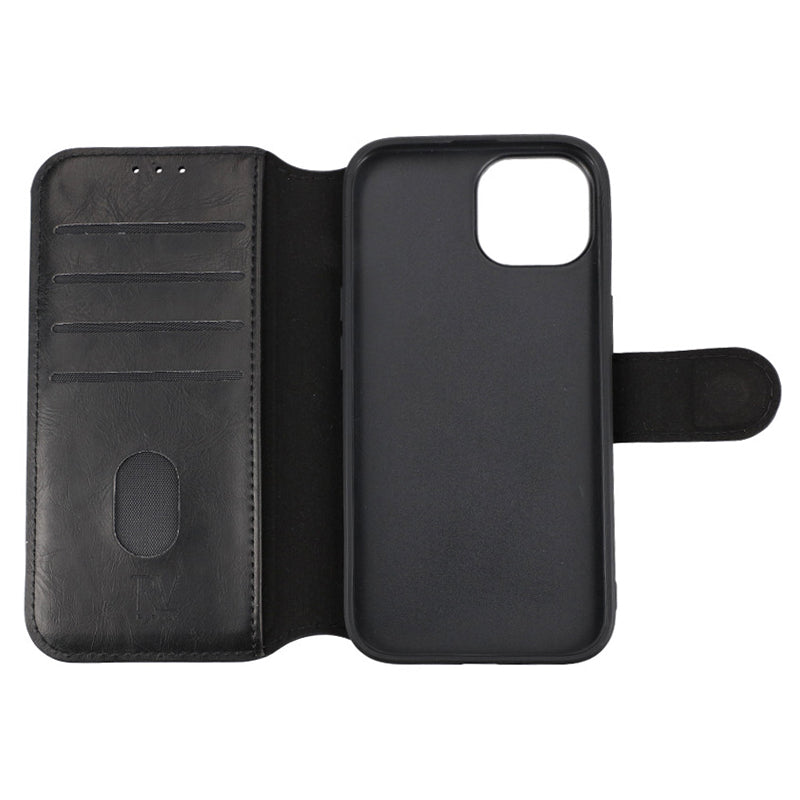 iPhone 15 Plånboksfodral med Magsafe Rvelon - Svart image 5