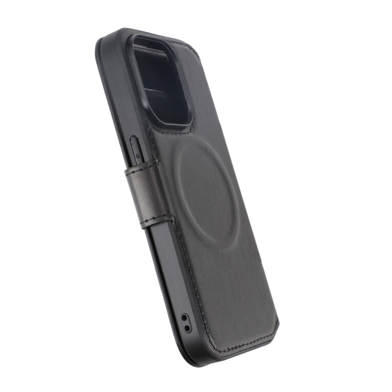 iPhone 15 Pro Plånboksfodral med Magsafe Rvelon - Svart image 7