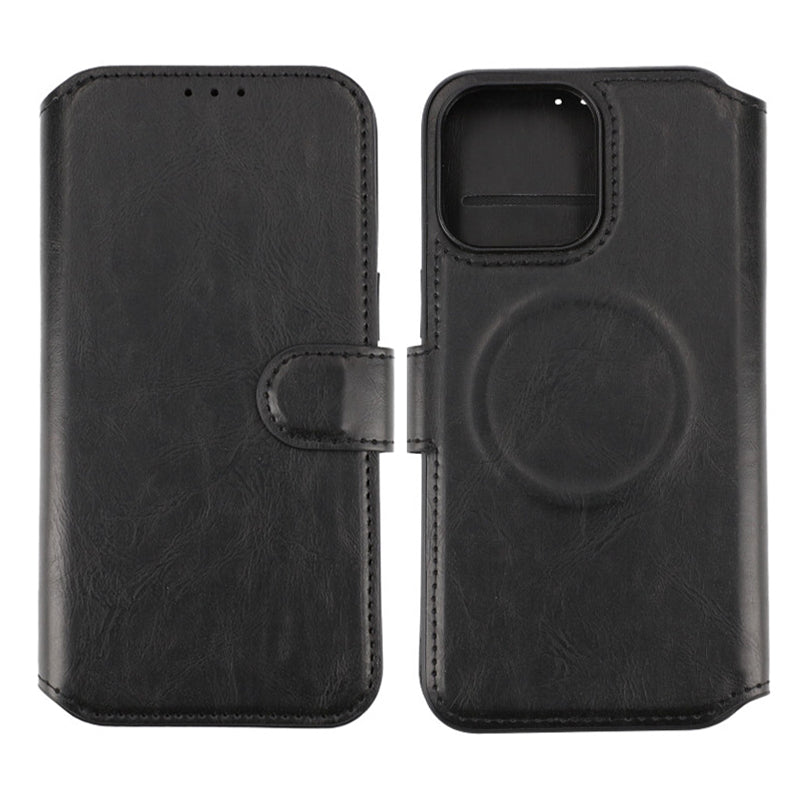 iPhone 15 Pro Max Plånboksfodral med Magsafe Rvelon - Svart image 1