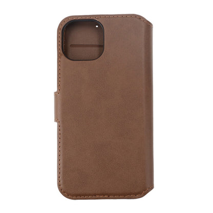 iPhone 15 Plånboksfodral Läder Rvelon - Brun image 3