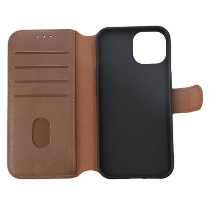 iPhone 15 Plånboksfodral Läder Rvelon - Brun image 4