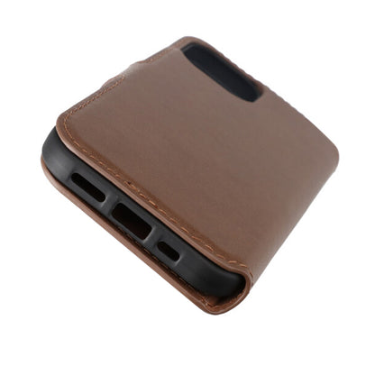 iPhone 15 Plånboksfodral Läder Rvelon - Brun image 7