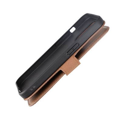 iPhone 15 Pro Plånboksfodral Läder Rvelon - Brun image 11
