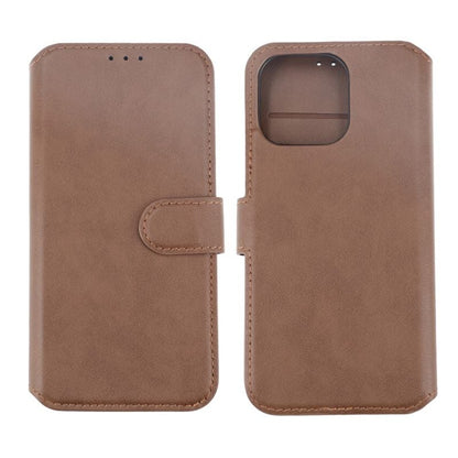 iPhone 15 Pro Max Plånboksfodral Läder Rvelon - Brun image 1