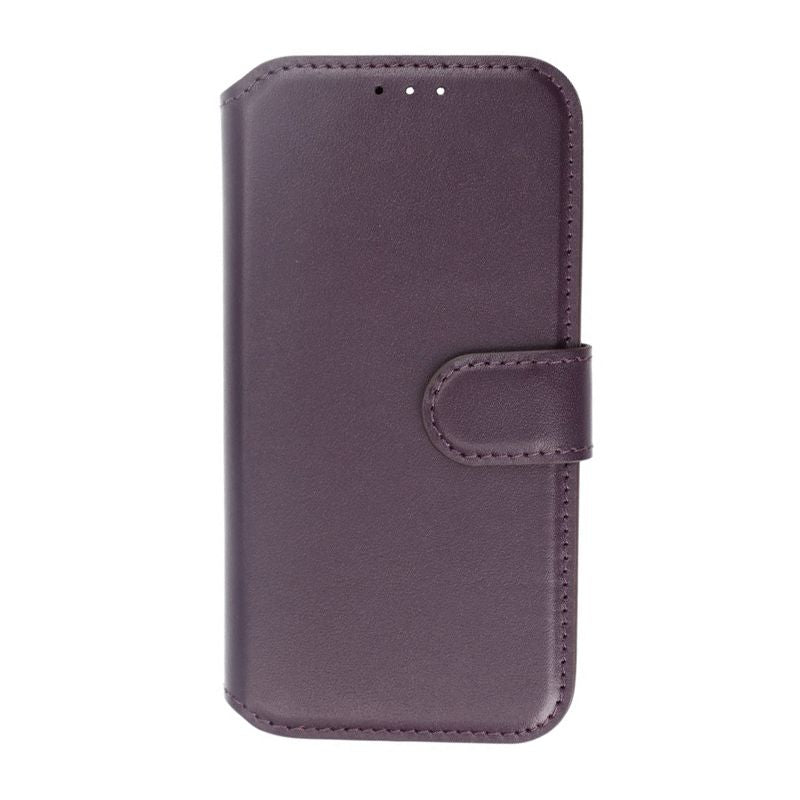 iPhone 15 Pro Plånboksfodral Läder Rvelon - Lila image 2