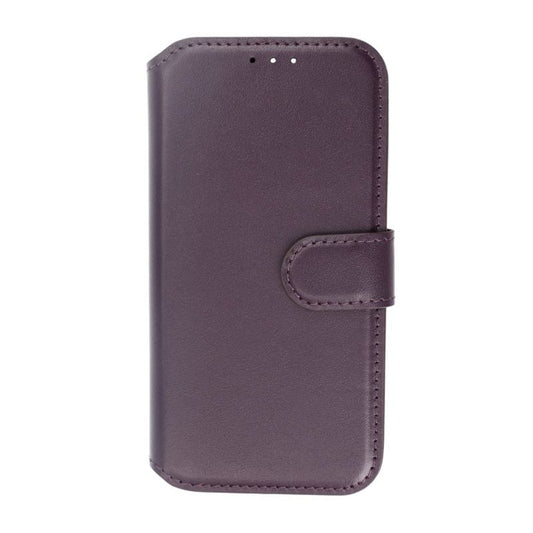 iPhone 15 Pro Plånboksfodral Läder Rvelon - Lila image 2