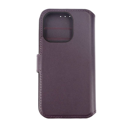 iPhone 15 Pro Plånboksfodral Läder Rvelon - Lila image 3