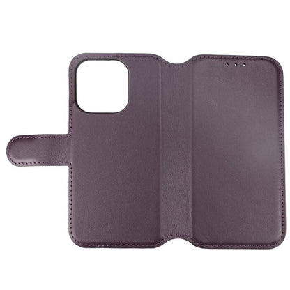 iPhone 15 Pro Plånboksfodral Läder Rvelon - Lila image 5