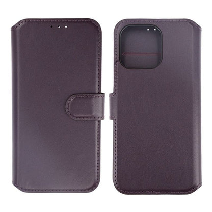 Plånboksfodral Läder Rvelon till iPhone 15 Pro Max - Lila image 1
