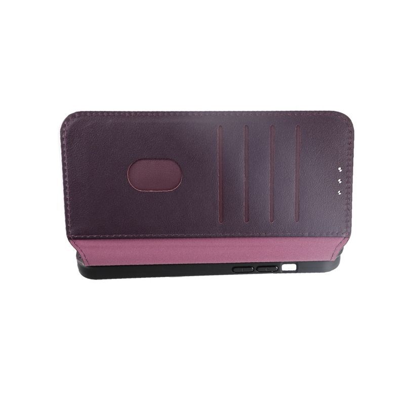 Plånboksfodral Läder Rvelon till iPhone 15 Pro Max - Lila image 9
