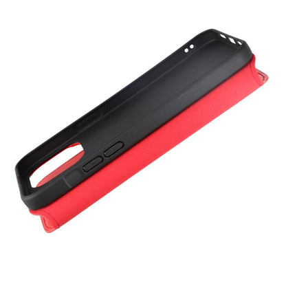 iPhone 15 Pro Max Plånboksfodral Läder Rvelon - Röd image 11