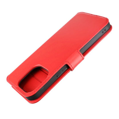 iPhone 15 Pro Max Plånboksfodral Läder Rvelon - Röd image 8