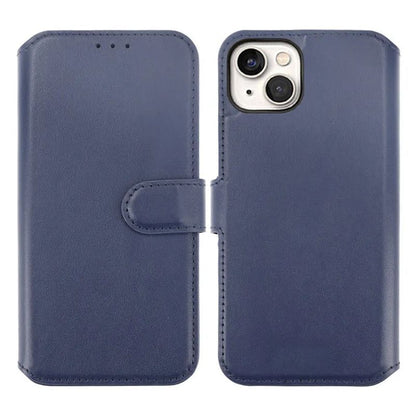 iPhone 15 Plånboksfodral Läder Rvelon - Blå image 1